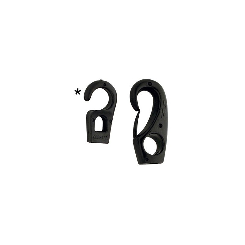 Gancetti classici neri per elastici gancetto black d8 0332708